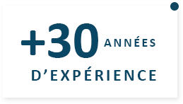 Plus de 30 années d'expérience